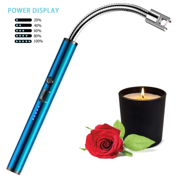 USB Rechargeable Arc Lighter – Windproof & Flameles - Image 2